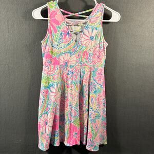 lily pulitzer girl carice dress 12 flock full of fun beach tropical vacation
